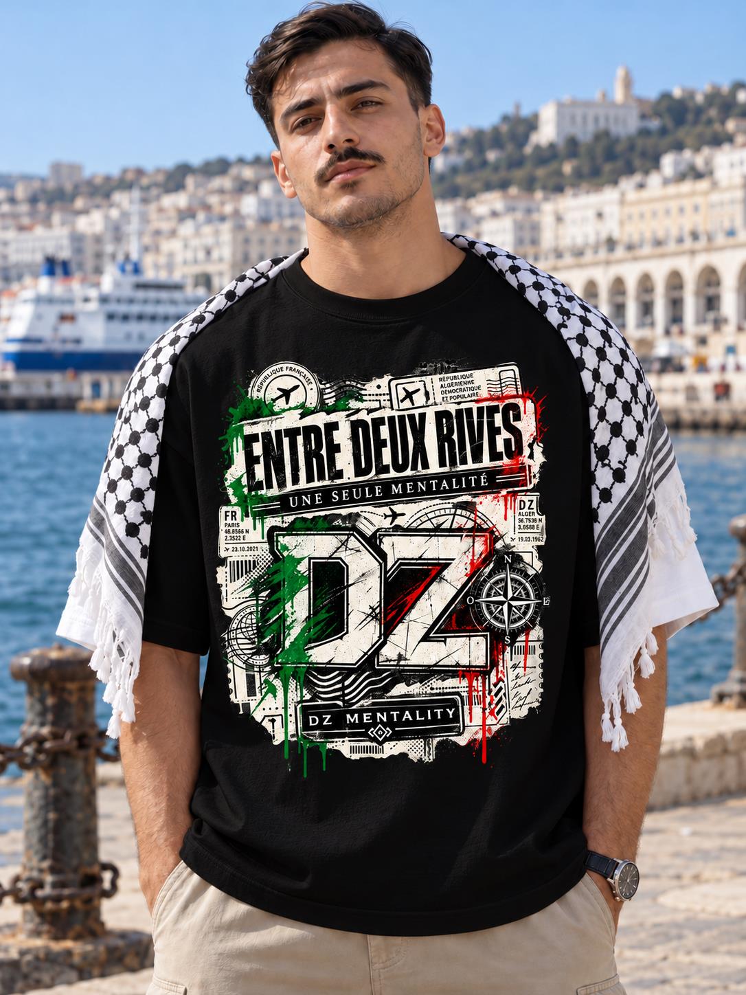 T-shirt Entre Deux Rives de la collection BLEDI