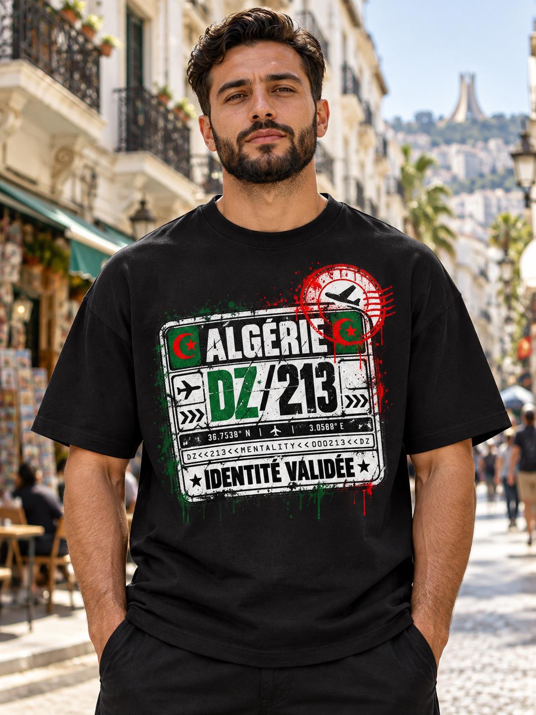 T-shirt Identité 213 noir