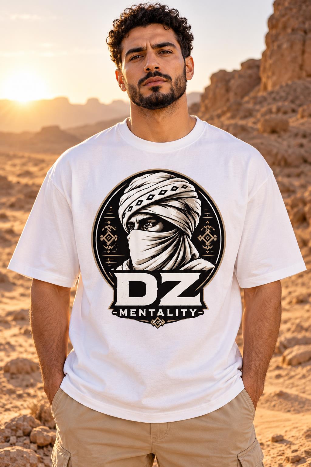 T-shirt Touareg Héritage blanc