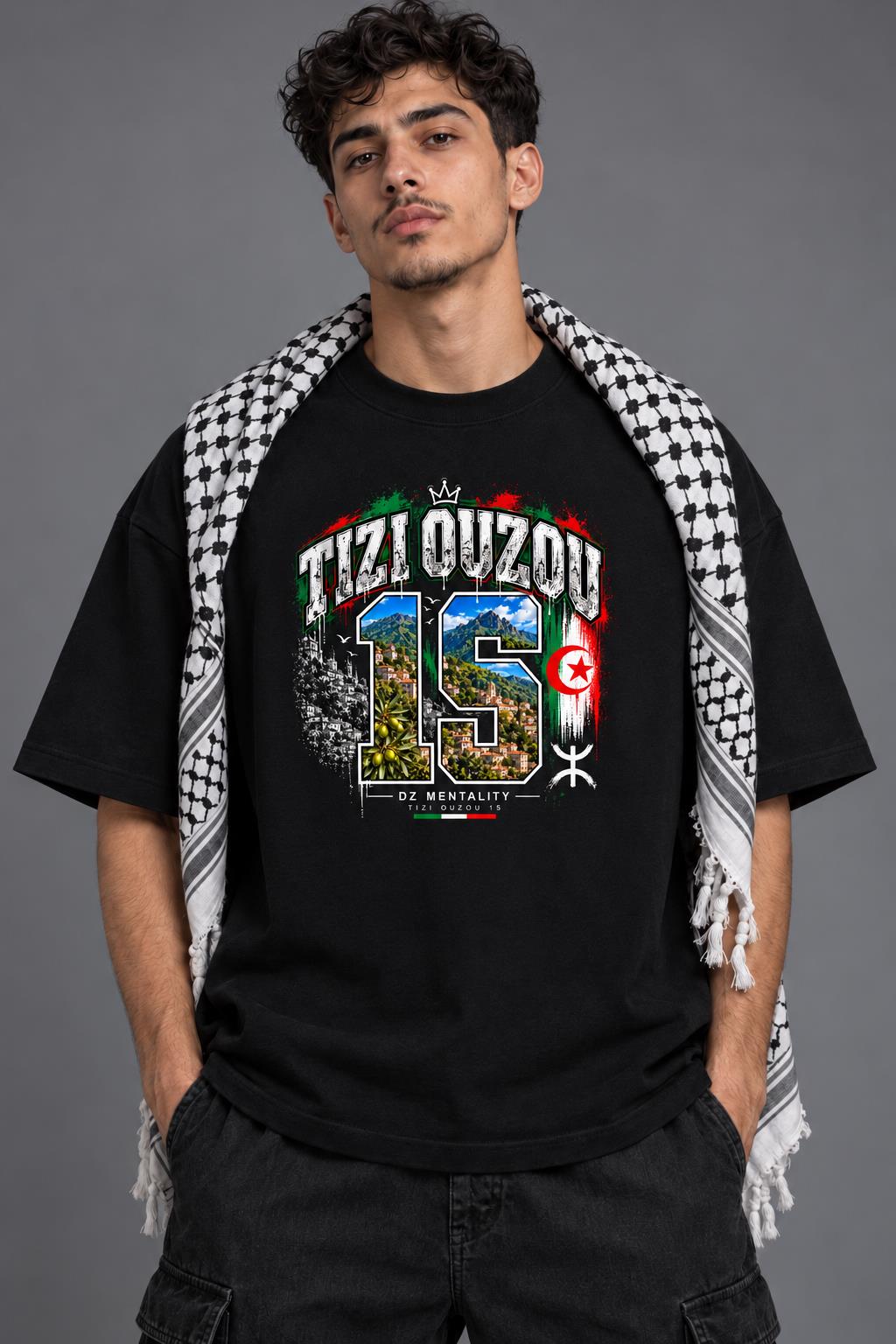 T-shirt Tizi Ouzou noir